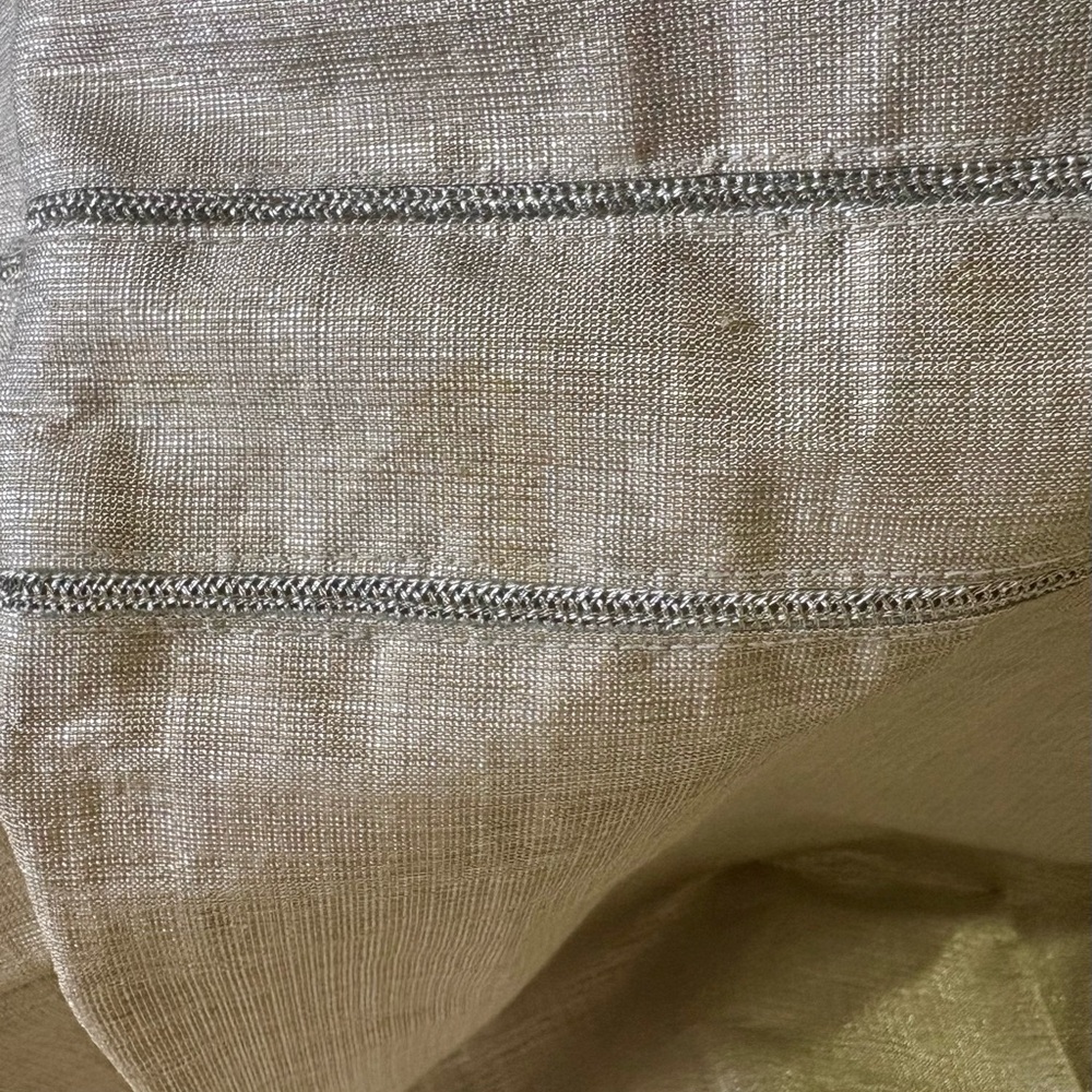 ZAC POSEN Metallic Linen and Silk Cocktail Mini Dress - Picture 7 of 8
